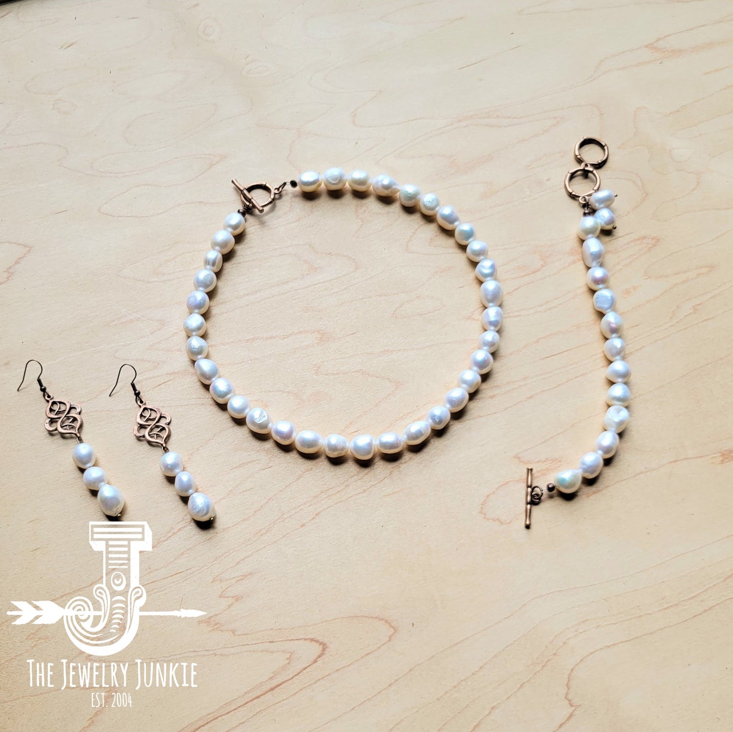 Genuine Freshwater Potatoe Pearl Earrings Wedding Collection 220i