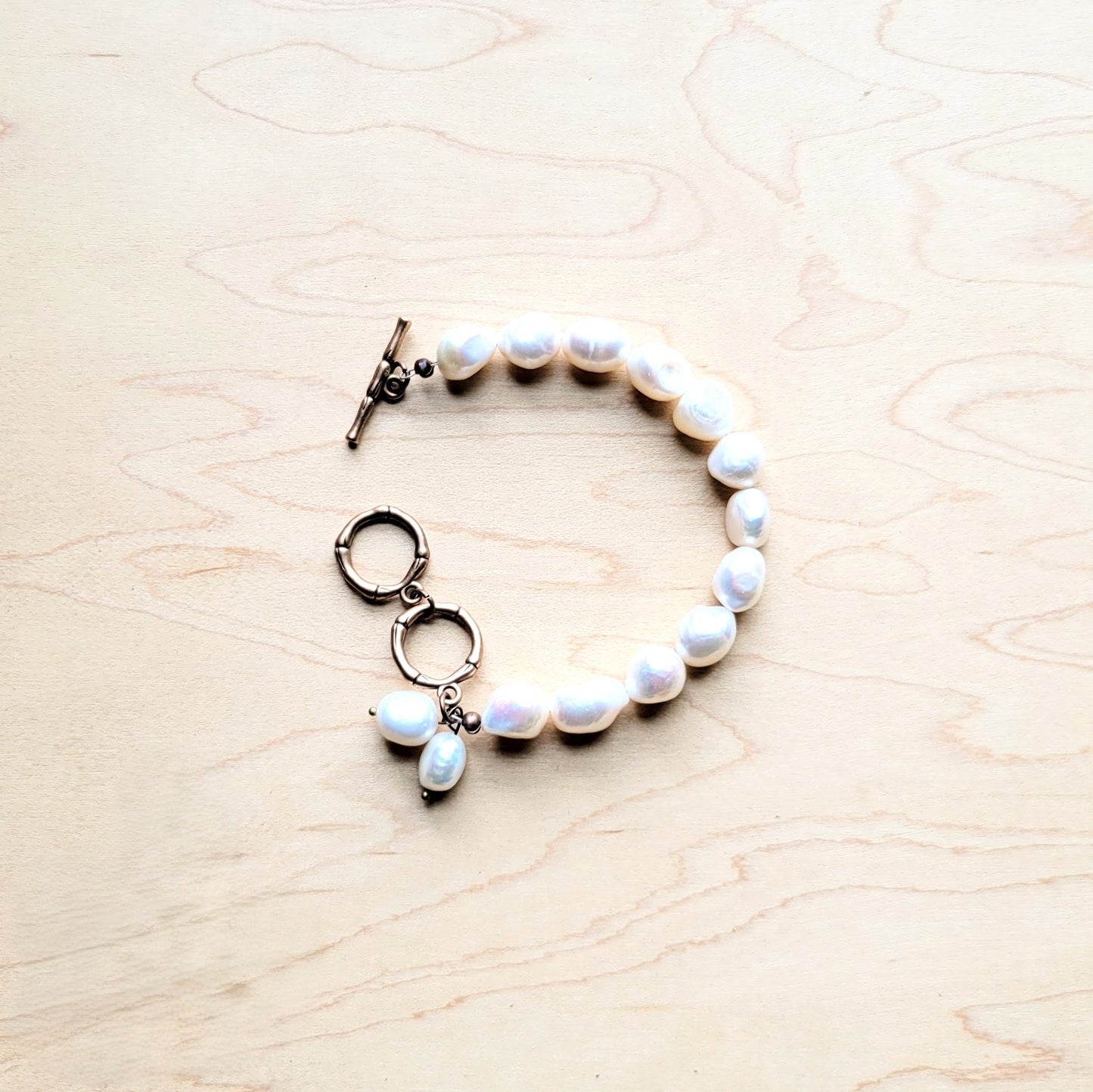 Genuine Freshwater Potatoe Pearl Bracelet Collection 809f