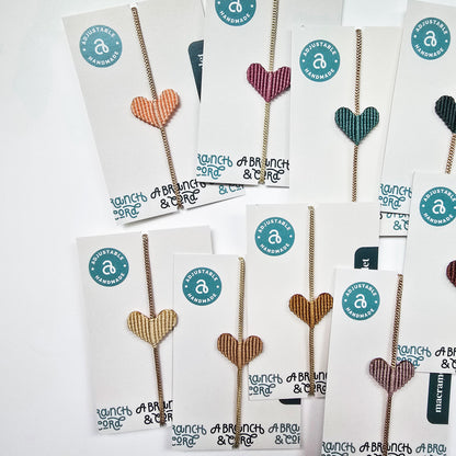 Heart Macrame Adjustable Bracelet