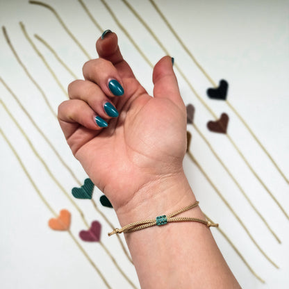 Heart Macrame Adjustable Bracelet