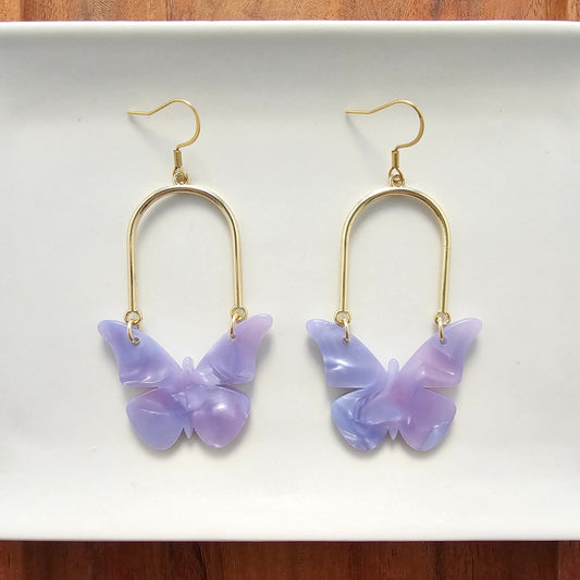 Bindi Butterfly Earrings - Lavender Haze