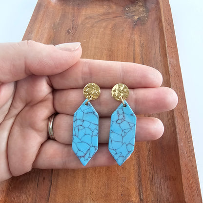 Gemma Earrings - Turquoise