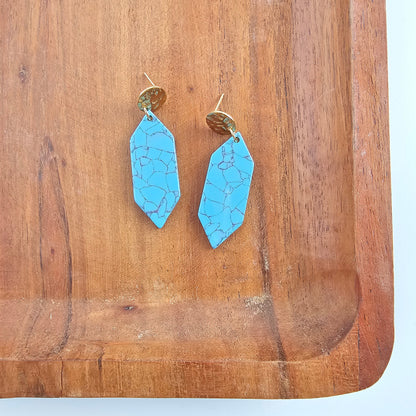 Gemma Earrings - Turquoise