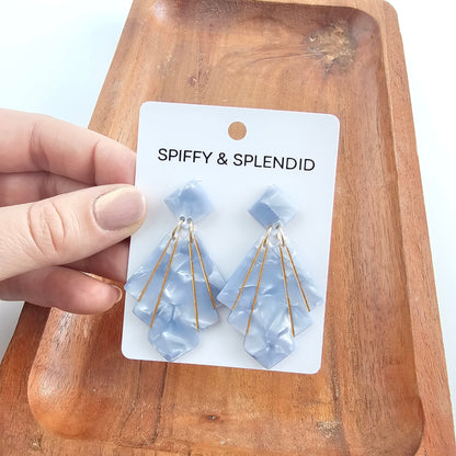 Estelle Earrings - Glacier Blue