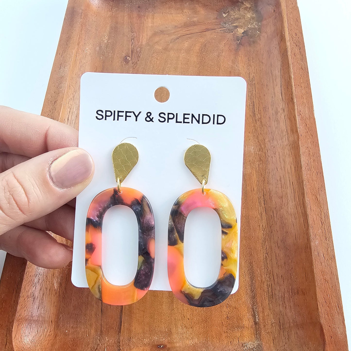 Maeve Earrings - Bird of Paradise