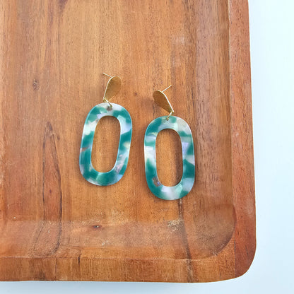 Maeve Earrings - Jade Opal