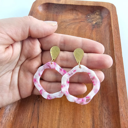 Cynthia Earrings - Cherry Blossom