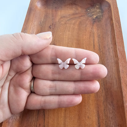 Butterfly Studs - Ballet Slipper