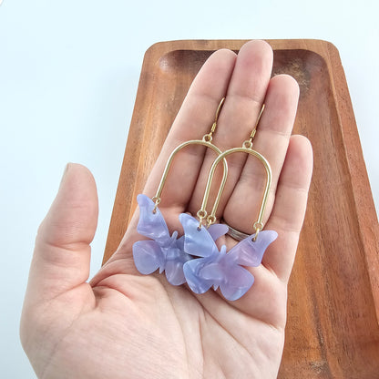 Bindi Butterfly Earrings - Lavender Haze