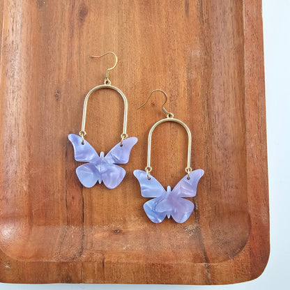 Bindi Butterfly Earrings - Lavender Haze