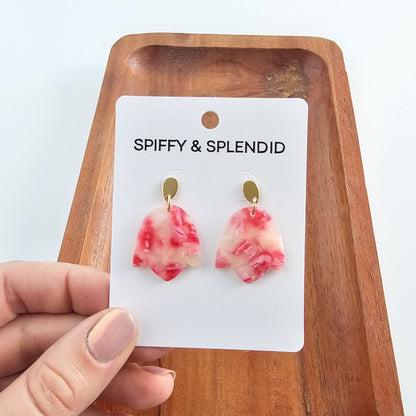 Lotus Earrings - Rosey