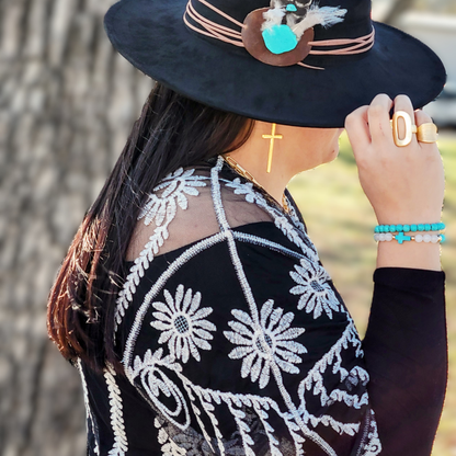 Matte Gold Electroplate Oval Ring 012c