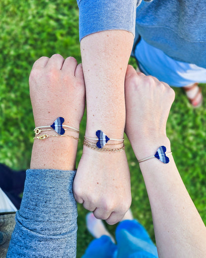 Heart Macrame Adjustable Bracelet