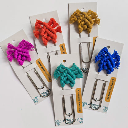 Macrame Bookmark - Summer Brights