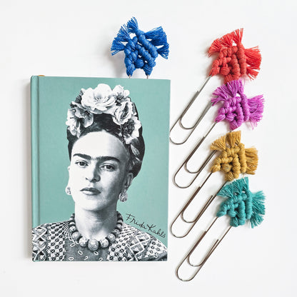 Macrame Bookmark - Summer Brights