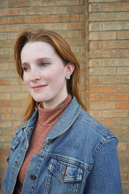 Pumpkin Patch Studs - Cashmere