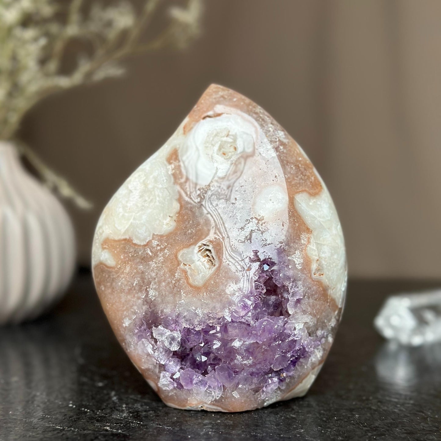 Big amethyst crystal, amethyst stone piece