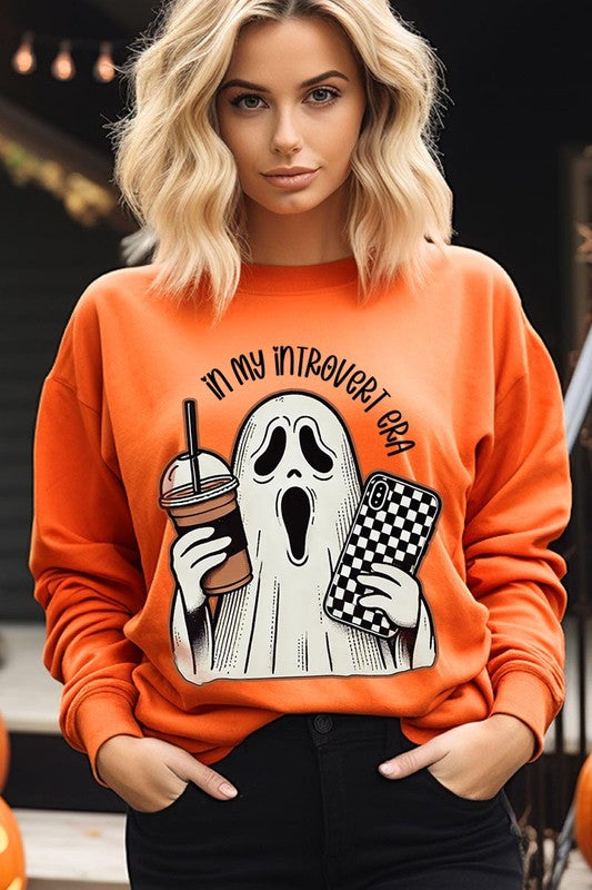 In My Introvert Era Graphic Fleece Sweatshirts