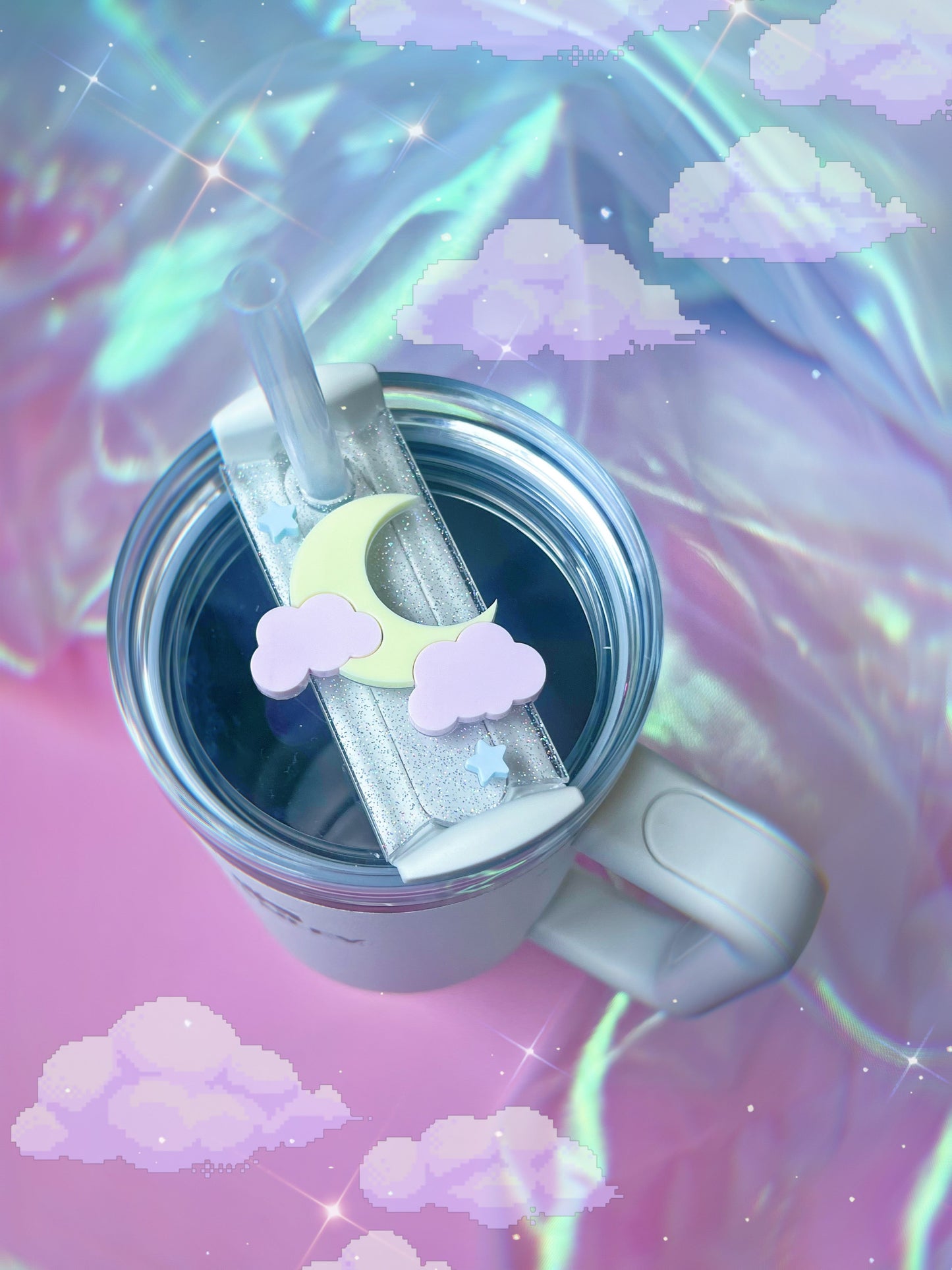 Kawaii Moon H2.0 Cup Topper 40oz | 30oz | 20 oz