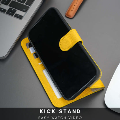 Casper iPhone 16 Pro Wallet Case Leather MagSafe