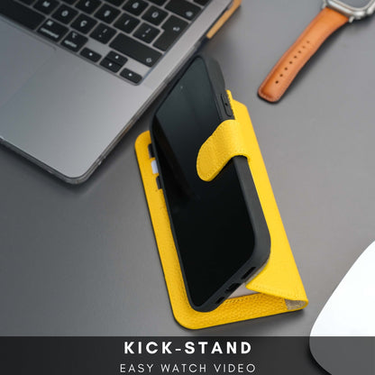 Casper Leather iPhone 15 Plus Wallet Case | Detachable MagSafe Compatible RFID Protection