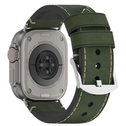 Premium Vintage Leather Band for Apple Watch ,  Handcrafted Distressed Finish