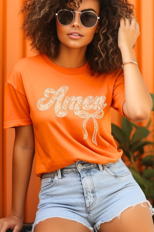 Amen Lace Graphic Tee