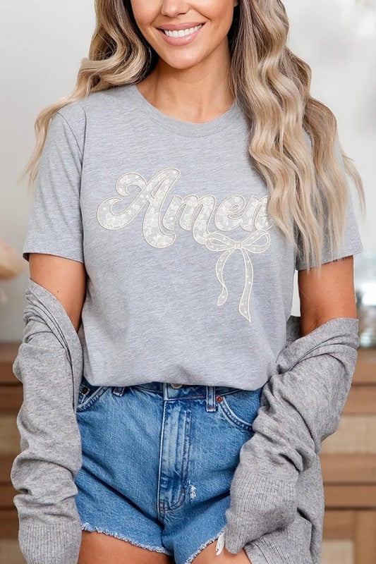 Amen Lace Graphic Tee