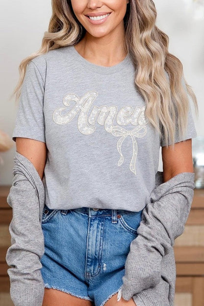 Amen Lace Graphic Tee
