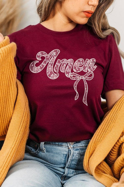 Amen Lace Graphic Tee