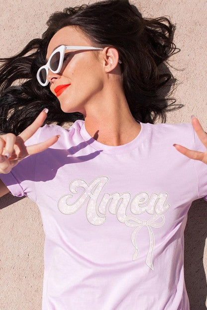 Amen Lace Graphic Tee