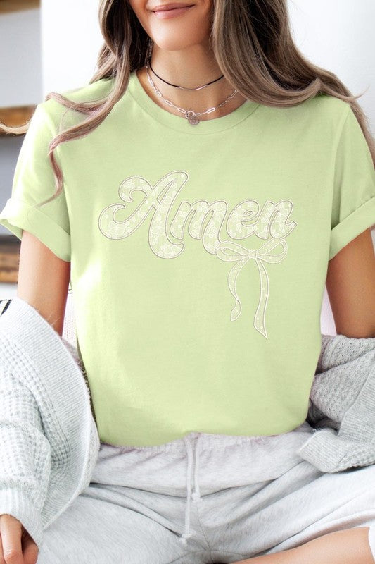 Amen Lace Graphic Tee