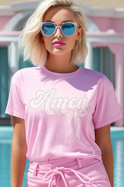Amen Lace Graphic Tee