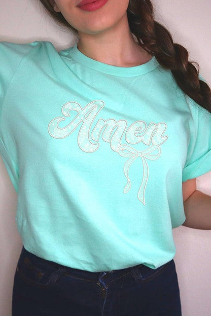 Amen Lace Graphic Tee