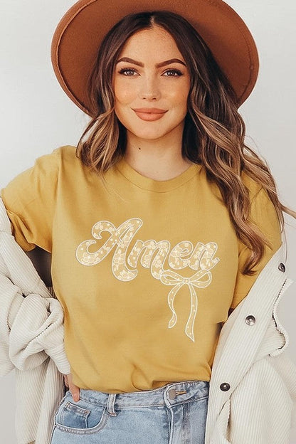 Amen Lace Graphic Tee