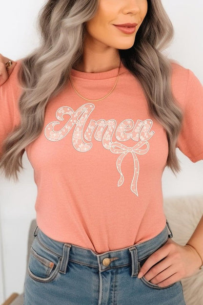 Amen Lace Graphic Tee