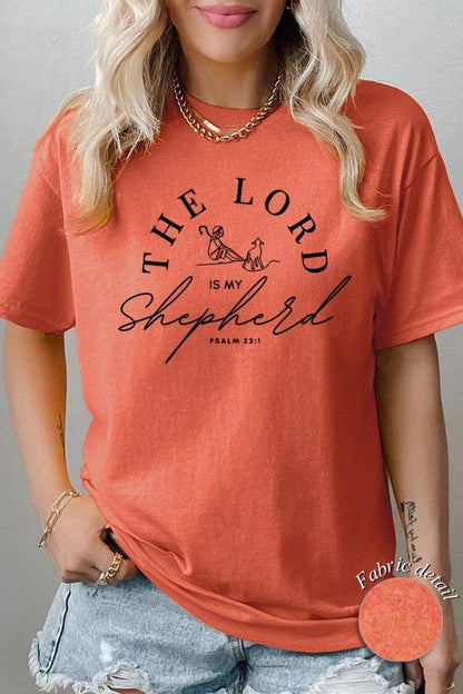 The Lord Is My Shepherd Graphic Heavy Cotton Tee