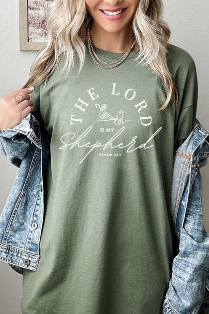 The Lord Is My Shepherd Graphic Heavy Cotton Tee