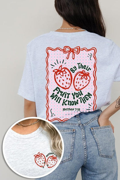 By their Fruit Strawberry Graphic Tee