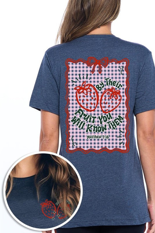 By their Fruit Strawberry Graphic Tee