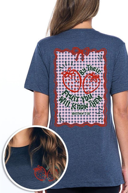 By their Fruit Strawberry Graphic Tee
