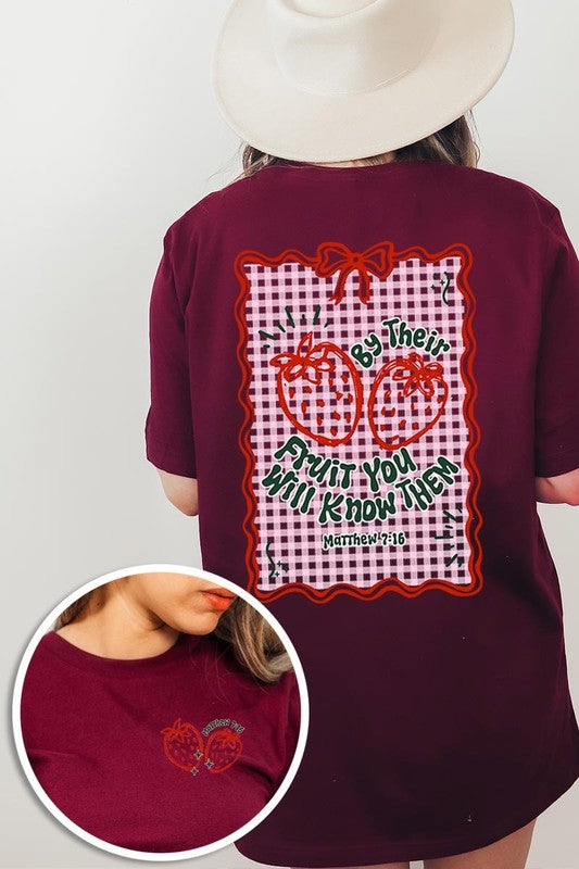 By their Fruit Strawberry Graphic Tee