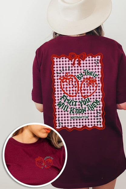 By their Fruit Strawberry Graphic Tee