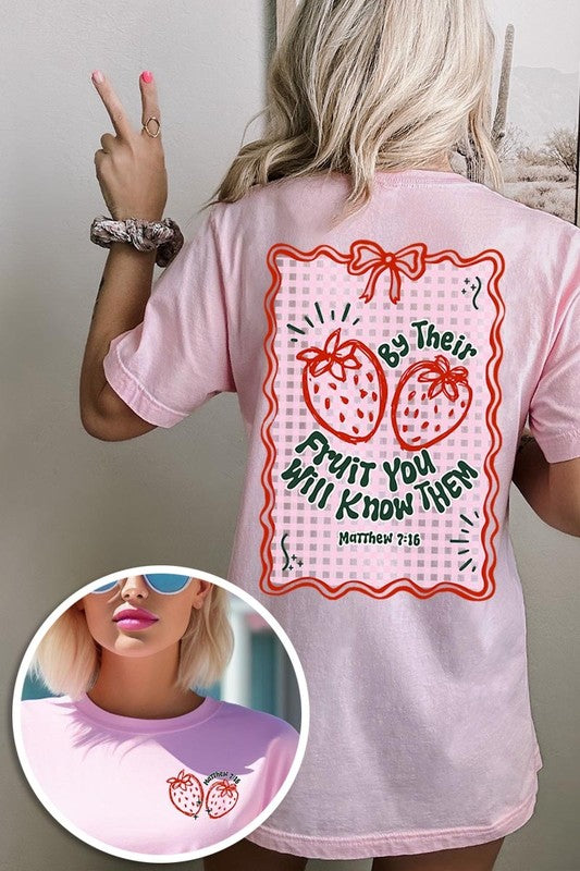 By their Fruit Strawberry Graphic Tee