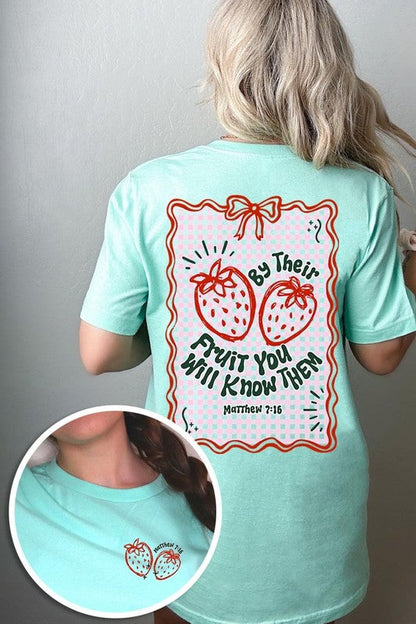 By their Fruit Strawberry Graphic Tee