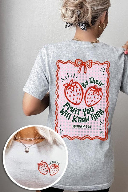 By their Fruit Strawberry Graphic Tee