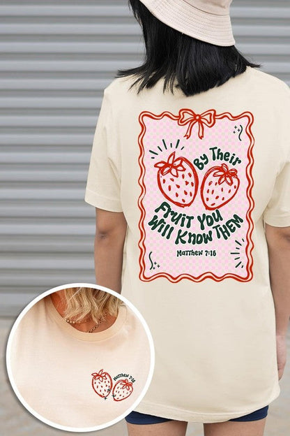 By their Fruit Strawberry Graphic Tee