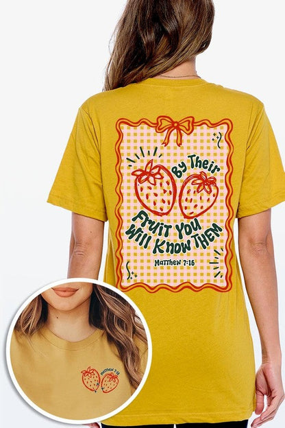By their Fruit Strawberry Graphic Tee