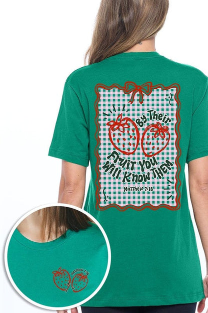 By their Fruit Strawberry Graphic Tee