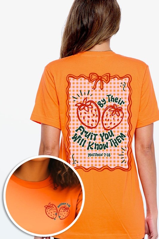 By their Fruit Strawberry Graphic Tee